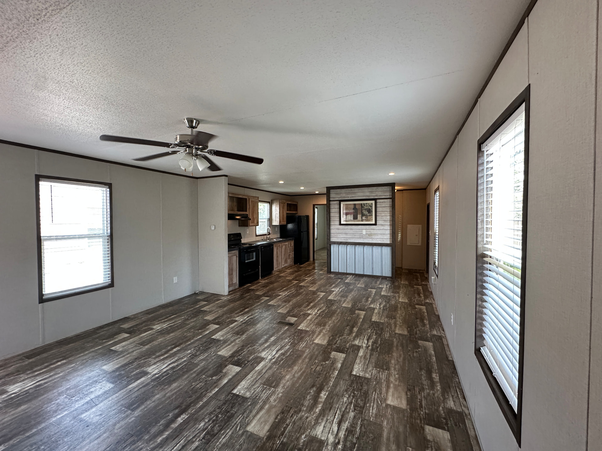 Open living area inside Unit 42
